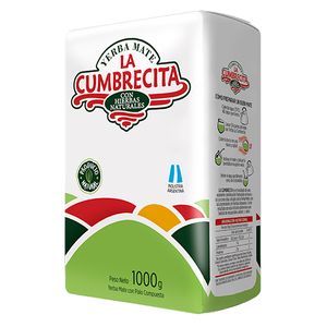 Yerba / Yerba LA CUMBRECITA (1 kg - .04 Oz) UNIDADES x CAJA 10San Telmo Market, tu mercado mayorista argentino con envio a todo el mundo