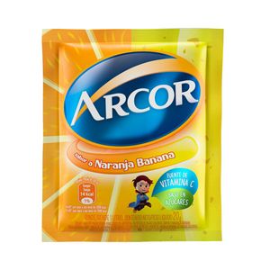 Jugo en polvo Arcor naranja/banana 18/20 gr / Arcor orange/banana powdered juice 18/20 gr (Units x Case 18u) San Telmo Market, Argentine Grocery & Restaurant, We Ship All Over USA and CANADA