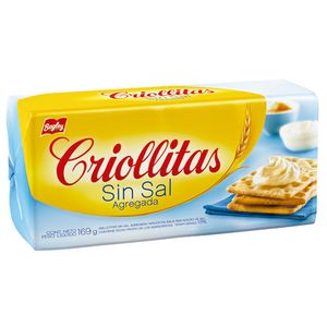 Galletitas  sin sal / Cookies without salt CRIOLLITAS (169 gr - 5.96 Oz) UNIDADES x CAJA 36San Telmo Market, tu mercado mayorista argentino con envio a todo el mundo