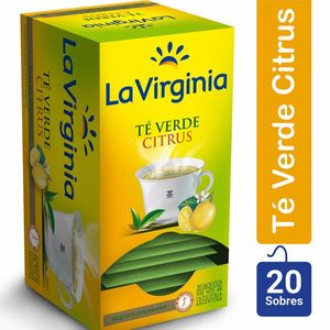 Te verde  citrus / citrus green tea LA VIRGINIA (20 - .71 Oz) UNIDADES x CAJA 6San Telmo Market, tu mercado mayorista argentino con envio a todo el mundo