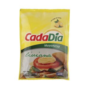 Mayonesa  sachet / Mayonnaise sachet CADA DIA (125 gr - 4.41 Oz) UNIDADES x CAJA 20San Telmo Market, tu mercado mayorista argentino con envio a todo el mundo