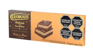 Tableta de chocolate con pasta de mani /  Chocolate bar with peanut paste GEORGALOS  (100gr. - 3.52Oz)