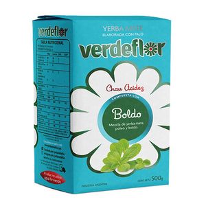 Yerba  boldo / Yerba boldo VERDEFLOR (500 gr - 17.64 Oz) UNIDADES x CAJA 12San Telmo Market, tu mercado mayorista argentino con envio a todo el mundo