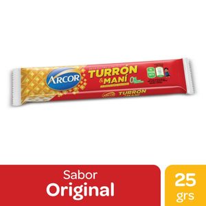 Turron de mani Arcor 25 gr / Arcor peanut nougat 25 gr (Units x Case 50u) San Telmo Market, Argentine Grocery & Restaurant, We Ship All Over USA and CANADA