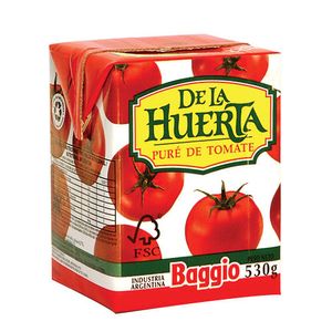 Pure de tomate / tomato puree DE LA HUERTA (530 gr - 18.7 Oz) UNIDADES x CAJA 12San Telmo Market, tu mercado mayorista argentino con envio a todo el mundo