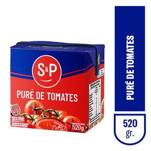 Pure de tomate  tetrabrik / Tetrabrik tomato puree S&P (520 gr - 18.34 Oz)