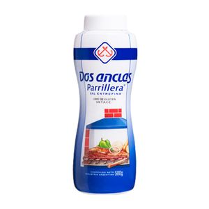 Sal parrillera  salero/ / Grill salt/salt shaker DOS ANCLAS (500 gr - 17.64 Oz)