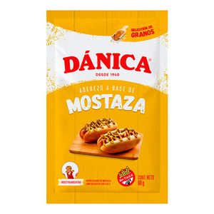 Mostaza  sele ccion anos / Mustard sele ction years DANICA (60 gr - 2.12 Oz) UNIDADES x CAJA 24San Telmo Market, tu mercado mayorista argentino con envio a todo el mundo