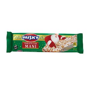 Tableta Misky de mani 60 gr / Misky peanut tablet 60 gr