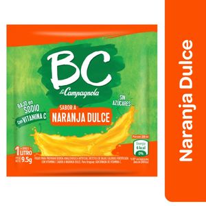 Jugo en polvo  naranja dulce/. / Sweet orange juice powder/. BC (7 gr - .25 Oz)