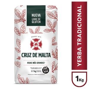 Yerba Cruz Ma lta tradicional / Traditional Yerba CRUZ MALTA CRUZ MALTA (1 kg - .04 Oz) UNIDADES x CAJA 6San Telmo Market, tu mercado mayorista argentino con envio a todo el mundo