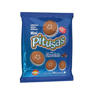 Galletitas Mini  chocolate / Mini chocolate cookies PITUSAS (160 gr - 5.64 Oz) UNIDADES x CAJA 30San Telmo Market, tu mercado mayorista argentino con envio a todo el mundo