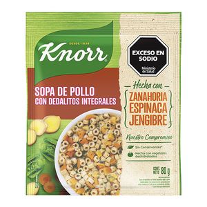 Sopa  pollo/dedalitos int. / Chicken/fingers soup int. KNORR (80 gr - 2.82 Oz)