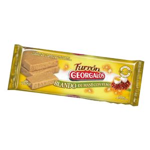 Turron Georgalos con yema con fruta 120 gr / Georgalos nougat with yolk and fruit 120 gr