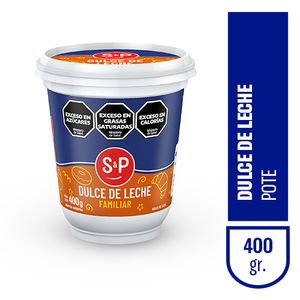 Dulce de leche  pote / Dulce de leche pot S&P (400 gr - 14.11 Oz) UNIDADES x CAJA 12San Telmo Market, tu mercado mayorista argentino con envio a todo el mundo