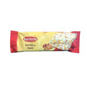 Turron Bariloche de mani 135 gr / Bariloche peanut nougat 135 gr