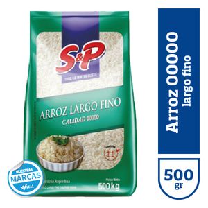 Arroz largo fino / Fine long rice S&P (00000 gr - . Oz) UNIDADES x CAJA 10San Telmo Market, tu mercado mayorista argentino con envio a todo el mundo