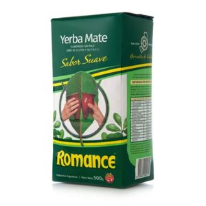 Yerba  suave / soft grass ROMANCE (500 gr - 17.64 Oz) UNIDADES x CAJA 10San Telmo Market, tu mercado mayorista argentino con envio a todo el mundo