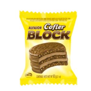 Alfajor  block / Alfajor block COFLER (60 gr - 2.12 Oz) UNIDADES x CAJA 21San Telmo Market, tu mercado mayorista argentino con envio a todo el mundo