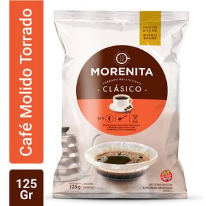 Cafe molido  clasico intenso / Intense classic ground coffee LA MORENITA (125 gr - 4.41 Oz)