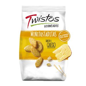 Tostaditas  queso / cheese toasties TWISTOS (155 gr - 5.47 Oz) UNIDADES x CAJA 20San Telmo Market, tu mercado mayorista argentino con envio a todo el mundo