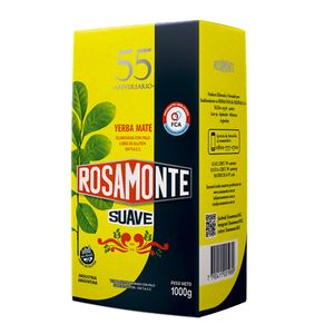 Yerbaaniversario suave / Yerbasoft anniversary ROSAMONTE (55 kg - 1.94 Oz) UNIDADES x CAJA 10San Telmo Market, tu mercado mayorista argentino con envio a todo el mundo