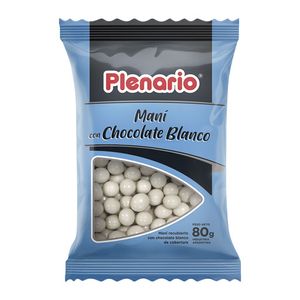 Mani de chocolate Plenario blanco 80 gr / Plenario white chocolate peanuts 80 gr