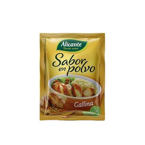 Saborizador Alicante en polvo gallina 4 u 7.5 gr / Alicante chicken powder flavoring 4 u 7.5 gr (Units x Case 10u) San Telmo Market, Argentine Grocery & Restaurant, We Ship All Over USA and CANADA