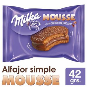 Alfajor  mousse leche / Alfajor milk mousse MILKA (42 gr - 1.48 Oz)