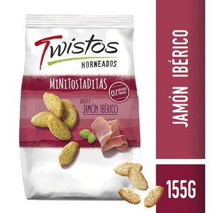 Tostaditas  jamon / Ham toasts TWISTOS (155 gr - 5.47 Oz) UNIDADES x CAJA 20San Telmo Market, tu mercado mayorista argentino con envio a todo el mundo