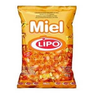 Caramelos  rellenos miel / Honey filled candies LIPO (800 gr - 28.22 Oz) UNIDADES x CAJA 12San Telmo Market, tu mercado mayorista argentino con envio a todo el mundo