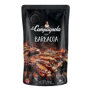 Salsa  barbacoa doypack / Doylepack barbecue sauce LA CAMPAGNOLA (250 gr - 8.82 Oz) UNIDADES x CAJA 24San Telmo Market, tu mercado mayorista argentino con envio a todo el mundo