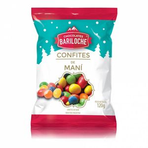 Confite Bariloche de mani de colores 120 gr / Bariloche candy of colored peanuts 120 gr