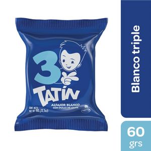 Alfajor  triple blanco / Triple white alfajor TATIN (60 gr - 2.12 Oz)