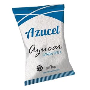 Azucar  comun / common sugar AZUCEL (1 kg - .04 Oz) UNIDADES x CAJA 10San Telmo Market, tu mercado mayorista argentino con envio a todo el mundo