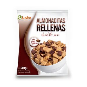 Almohadita Lasfor relleno chocolate suizo 180/200 gr / Lasfor pillow filled with Swiss chocolate 180/200 gr (Units x Case 18u) San Telmo Market, Argentine Grocery & Restaurant, We Ship All Over USA and CANADA