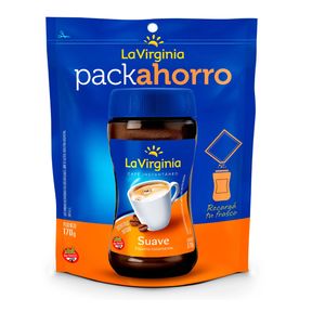 Cafe instantaneo La Virginia suave doy pack 170 gr / La Virginia soft instant coffee I give pack 170 gr (Units x Case 10u)