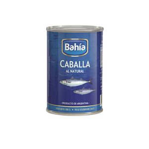 Caballa  al natural / Natural mackerel BAHIA (380 gr - 13.4 Oz) UNIDADES x CAJA 24San Telmo Market, tu mercado mayorista argentino con envio a todo el mundo