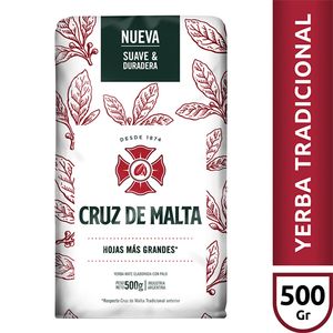 Yerba Cruz Ma lta tradicional / Traditional Yerba CRUZ MALTA CRUZ MALTA (500 gr - 17.64 Oz) UNIDADES x CAJA 10San Telmo Market, tu mercado mayorista argentino con envio a todo el mundo