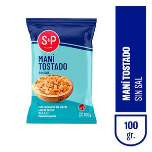 Mani tostado  sin sal / Roasted peanuts without salt S&P (100)