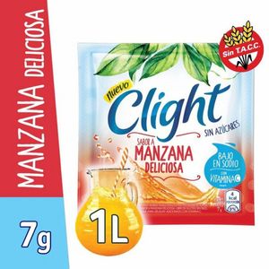 Jugo en polvo  manzana deliciosa/. / Delicious apple powder juice/. CLIGHT (7 gr - .25 Oz)