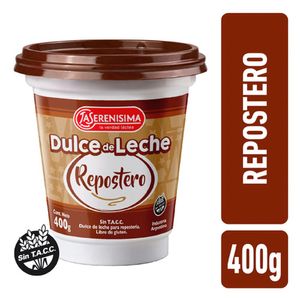 Dulce de leche LA SERENISIMA repostero calcio 400 gr / Dulce de leche LA SERENISIMA confectioner's calcium 400 gr (Units x Case 12u) San Telmo Market, Argentine Grocery & Restaurant, We Ship All Over USA and CANADA