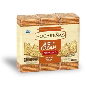 Galletitas s mix cerealesxgr / Cookies mix cerealsxgr HOGAREÑA (3 gr - .11 Oz) UNIDADES x CAJA 12San Telmo Market, tu mercado mayorista argentino con envio a todo el mundo