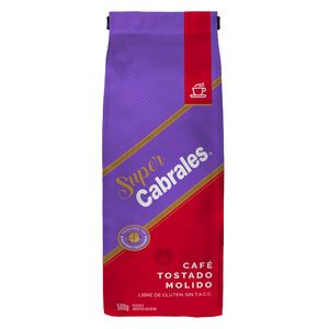 Cafe molido / ground coffee SUPER CABRALES (500 gr - 17.64 Oz) UNIDADES x CAJA 6San Telmo Market, tu mercado mayorista argentino con envio a todo el mundo