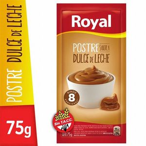 Postre  de dulce de leche / Dulce de leche dessert ROYAL (75 gr - 2.65 Oz)