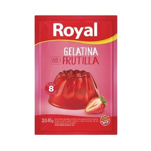 Gelatina Royal de frutilla 40 gr / Royal strawberry gelatin 40 gr (Units x Case 8u) San Telmo Market, Argentine Grocery & Restaurant, We Ship All Over USA and CANADA