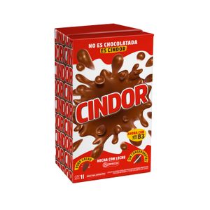 Leche chocolatada  puro cacao tetra brick / Chocolate milk pure cocoa tetra brick CINDOR (1 lt - .26 Gal) UNIDADES x CAJA 12San Telmo Market, tu mercado mayorista argentino con envio a todo el mundo