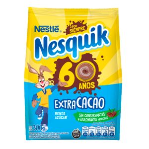 Cacao NESQUIK menos azucar 300 gr / NESQUIK cocoa less sugar 300 gr (Units x Case 12u) San Telmo Market, Argentine Grocery & Restaurant, We Ship All Over USA and CANADA