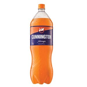 Gaseosa  naranja pet. / Pet orange soda. CUNNINGTON (2 lt - .07 Oz) UNIDADES x CAJA 6San Telmo Market, tu mercado mayorista argentino con envio a todo el mundo