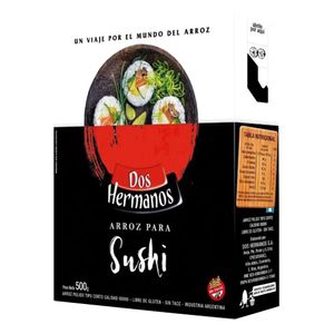 Arroz Koshihikari Dos hermanos 500 gr / Koshihikari Rice Two Brothers 500 gr (Units x Case 10u) San Telmo Market, Argentine Grocery & Restaurant, We Ship All Over USA and CANADA